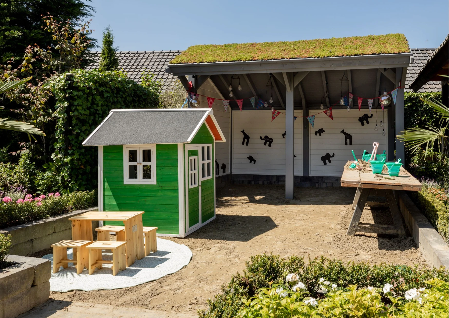 Douglas DIY kapschuur, 600 x 300, met achterwand, Westwood - Afbeelding 3